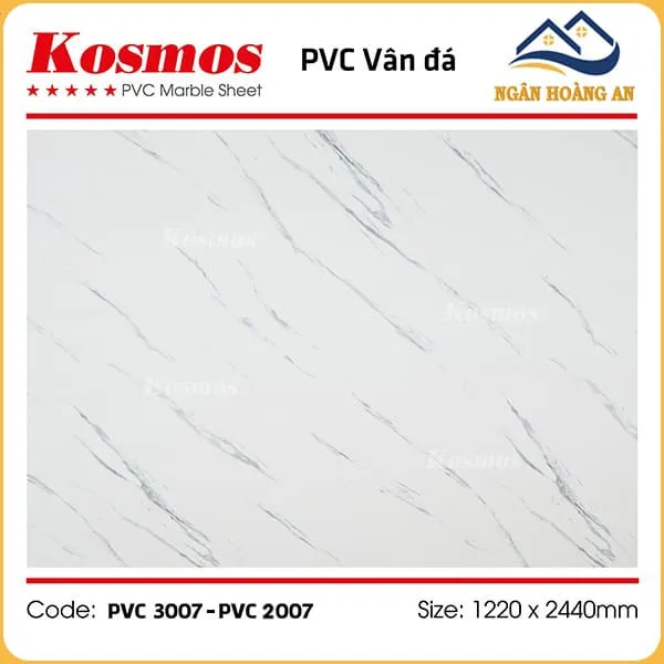 Tấm Nhựa Ốp Tường PVC Giả Vân Đá Kosmos Dày 2.8mm